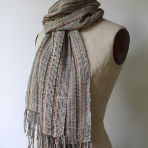 Linen Stripe Scarf